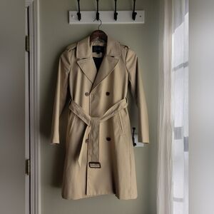 JCrew Petite NWOT Classic Icon Beige Trench Coat